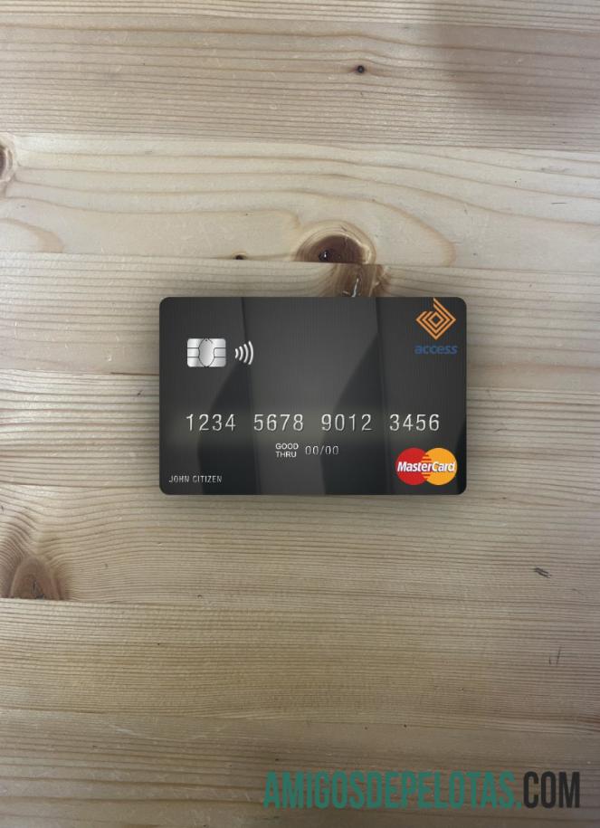 Nigéria Access Bank Plc Mastercard Photolook Front modelo